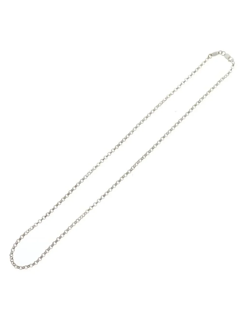 Chrome Hearts Roll Chain Necklace Silver
